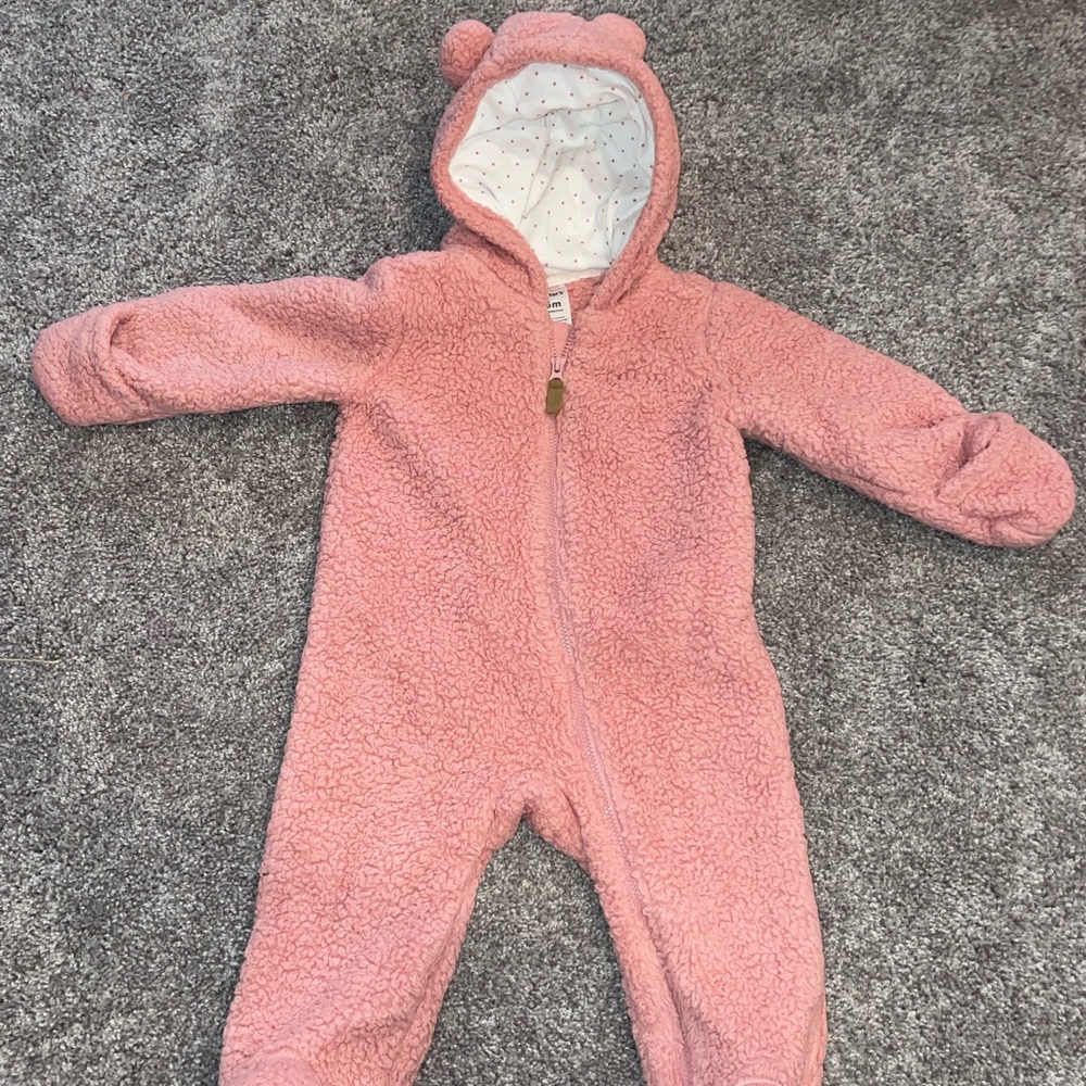 Carters Sherpa baby bunting 9 months